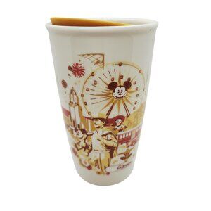 Starbucks Disney California Adventure Travel Mug Tumbler Cup with Lid Mickey